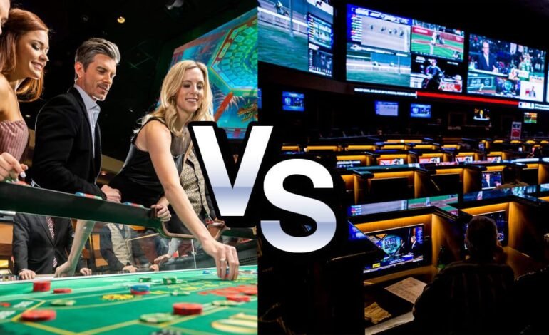 Casino games vs Sports betting in the US